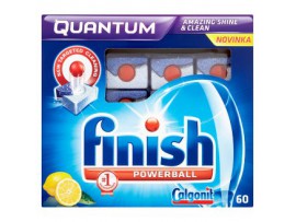 Finish Quantum Powerball Таблетки для посудомоечной машины (лимон) 60 шт, 1068 г